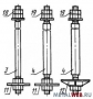 Фундаментные болты, блоки фундаментных болтов по ГОСТ 24379.0-80